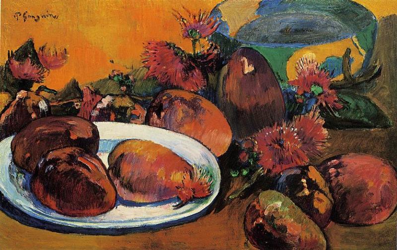 Still Life with Mangoes - Paul Gauguin Painting